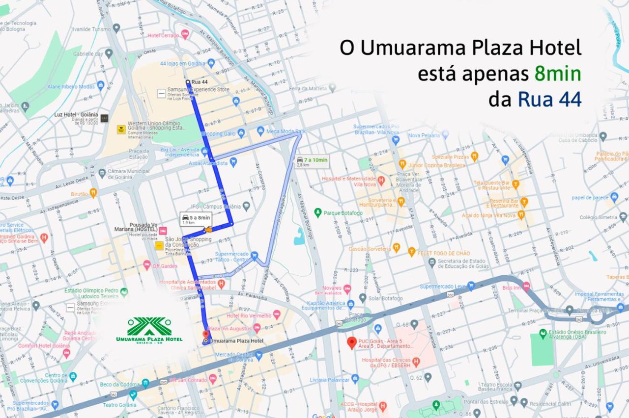 Umuarama Plaza Hotel By Castelo Itaipava Goiânia Esterno foto